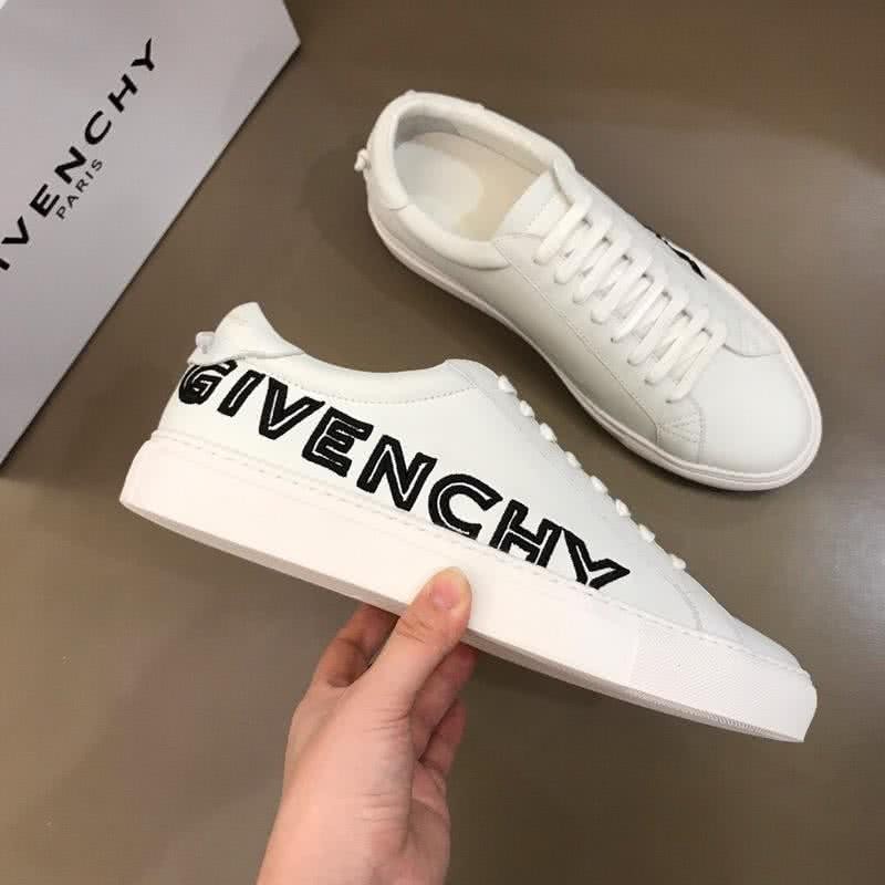 Givenchy Sneakers Black Letters White Men 4
