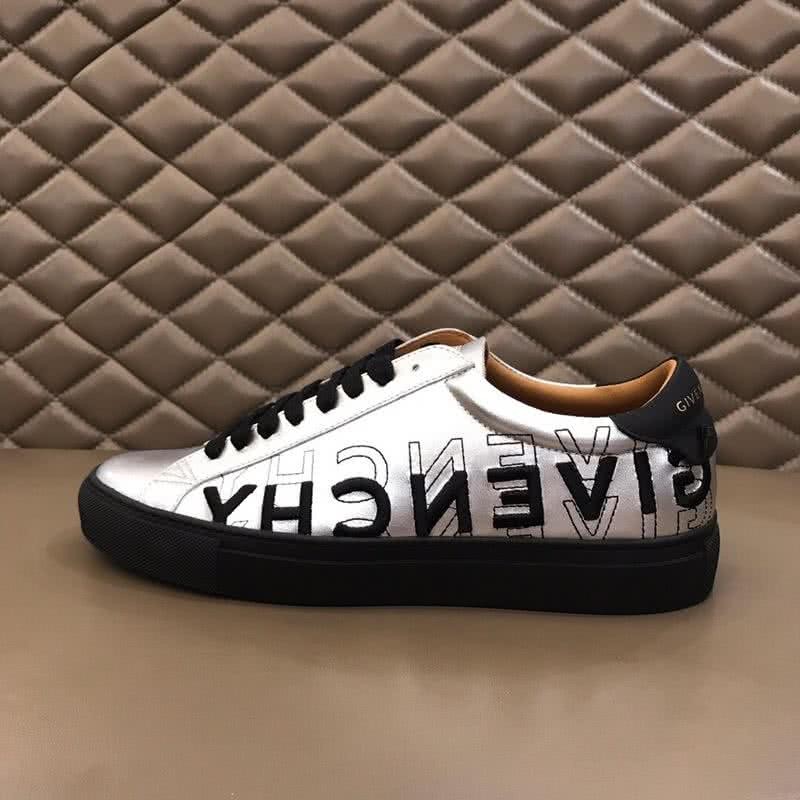 Givenchy Sneakers Black Letters Silver Upper Black Sole Men 6