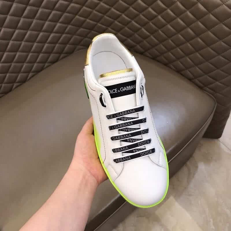 Dolce & Gabbana Sneakers White Green Black Men 7