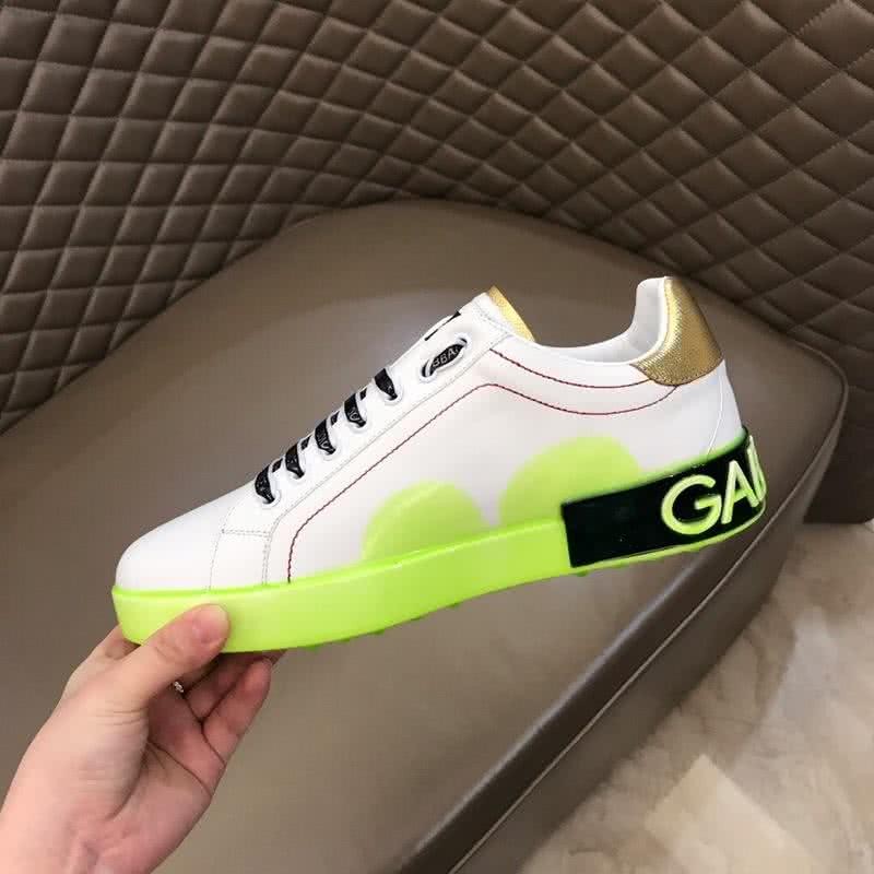 Dolce & Gabbana Sneakers White Green Black Men 8