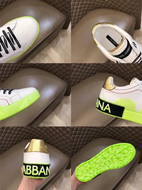 Dolce & Gabbana Sneakers White Green Black Men 9