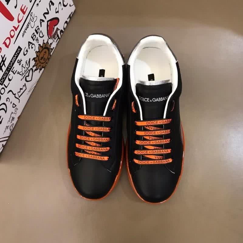 Dolce & Gabbana Sneakers Black And Orange Men 2