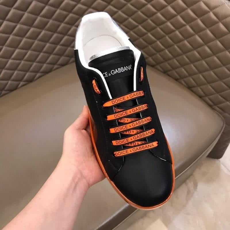 Dolce & Gabbana Sneakers Black And Orange Men 7