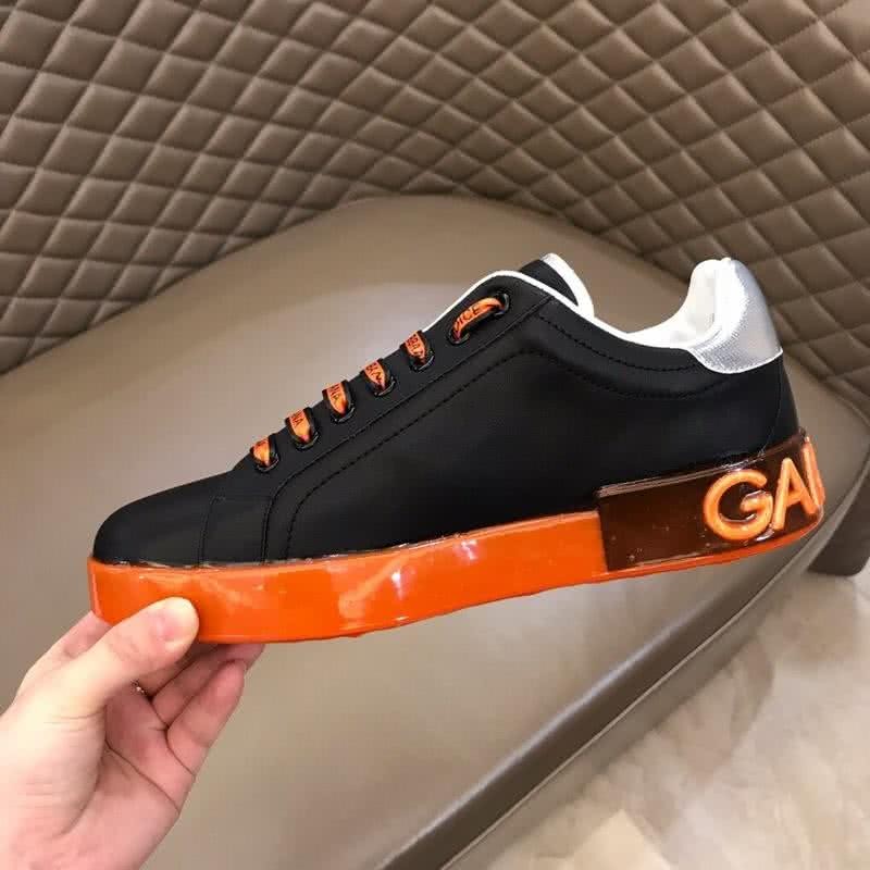 Dolce & Gabbana Sneakers Black And Orange Men 8