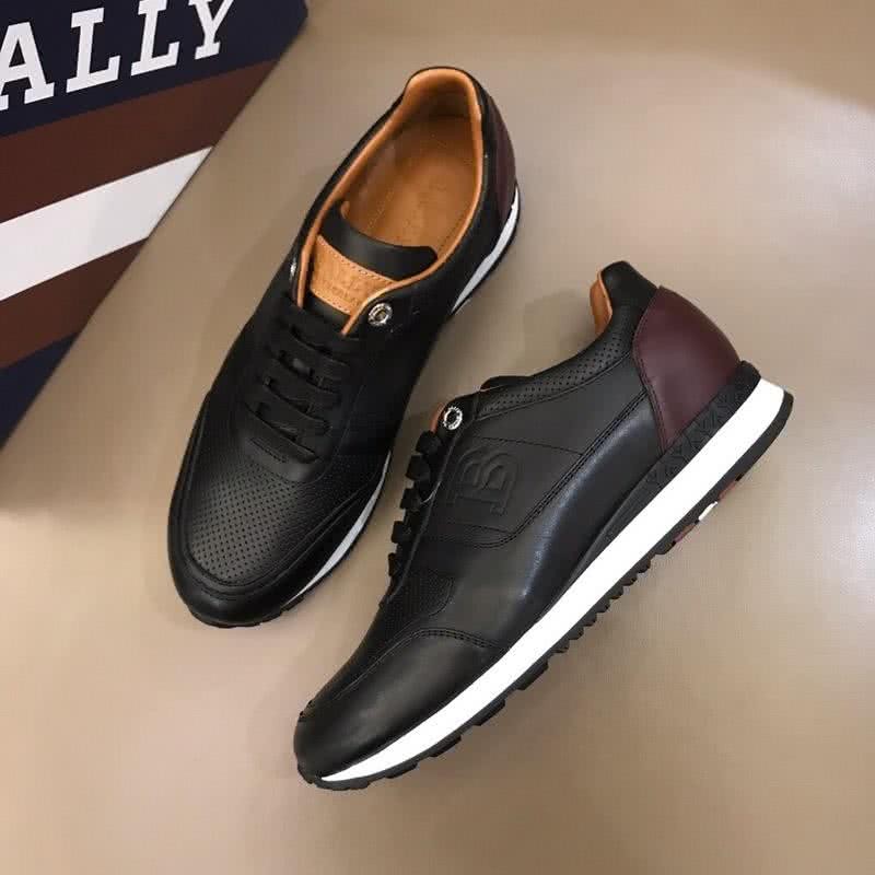 Bally Fashion Sports Shoes Cowhide Black Men 1