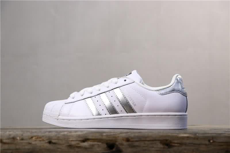 Adidas Originals Superstar Shoes White&Silver Men/Women 1
