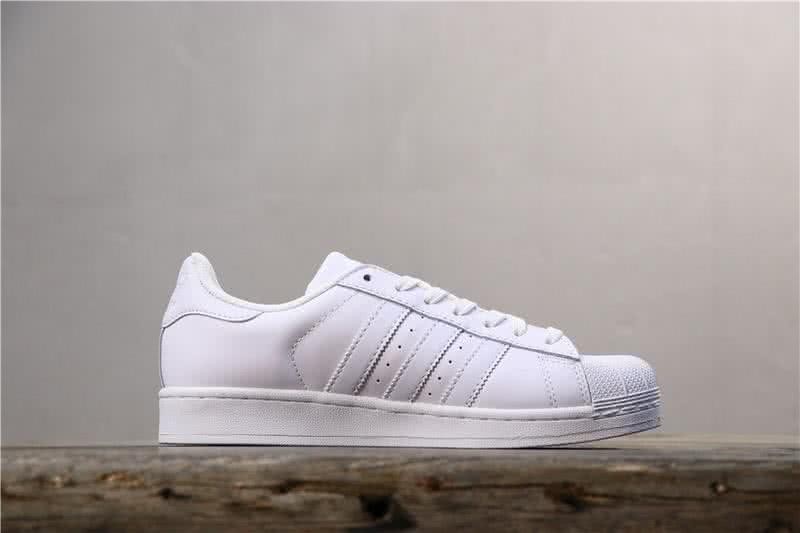 Adidas Originals Superstar Shoes All White Men/Women 2