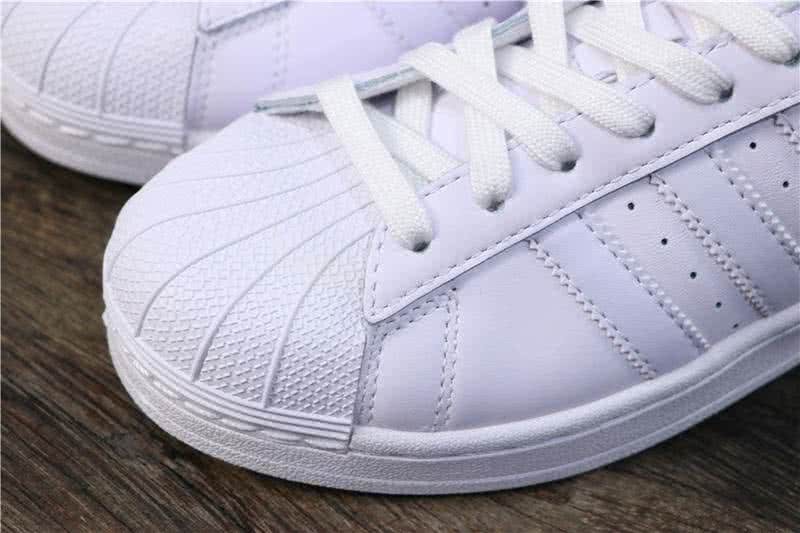 Adidas Originals Superstar Shoes All White Men/Women 5