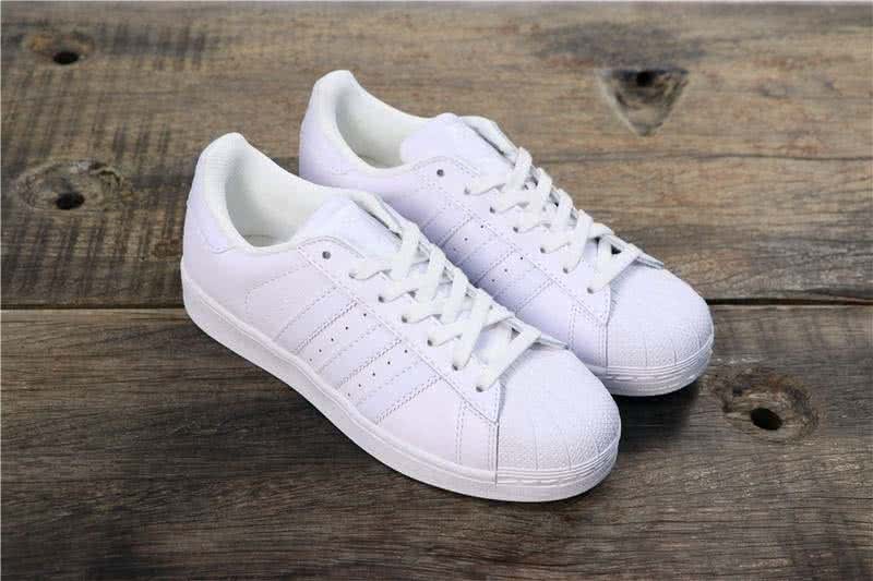 Adidas Originals Superstar Shoes All White Men/Women 7