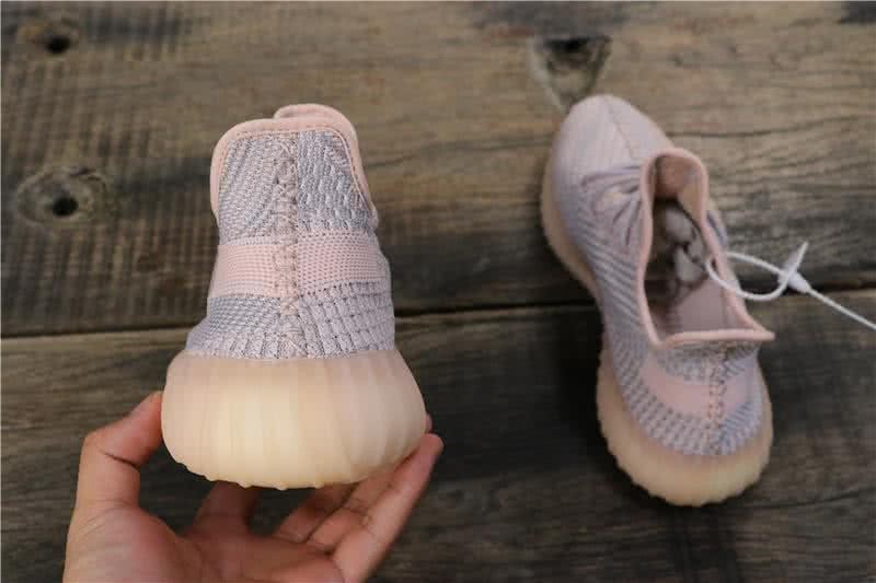 Adidas adidas Yeezy Boost 350 V2 Men Women Grey Pink Shoes 4