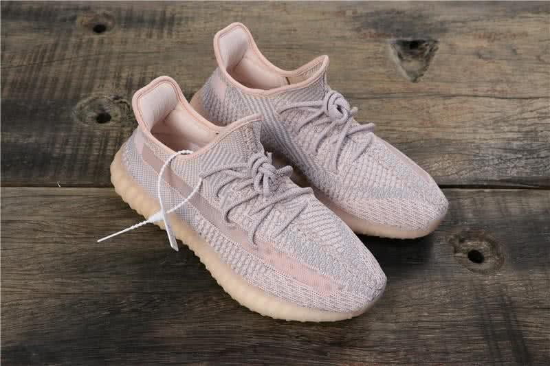 Adidas adidas Yeezy Boost 350 V2 Men Women Grey Pink Shoes 7