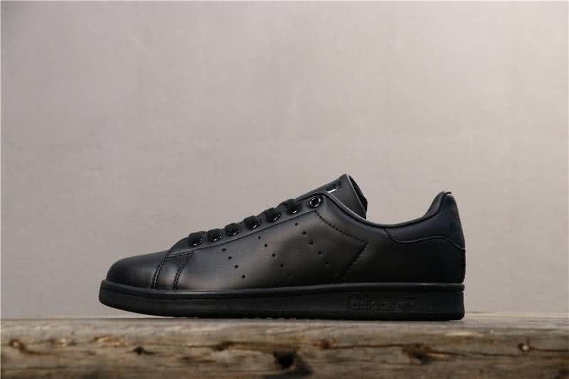adidas Stan Smith Men Women Black Shoes 2