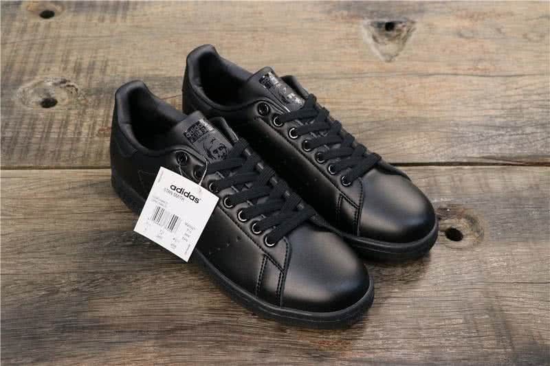 adidas Stan Smith Men Women Black Shoes 1