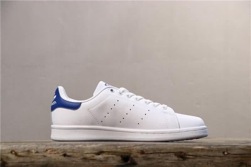 Adidas Stan Smith Men Women White Blue Shoes 3