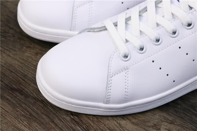 Adidas Stan Smith Men Women White Blue Shoes 6