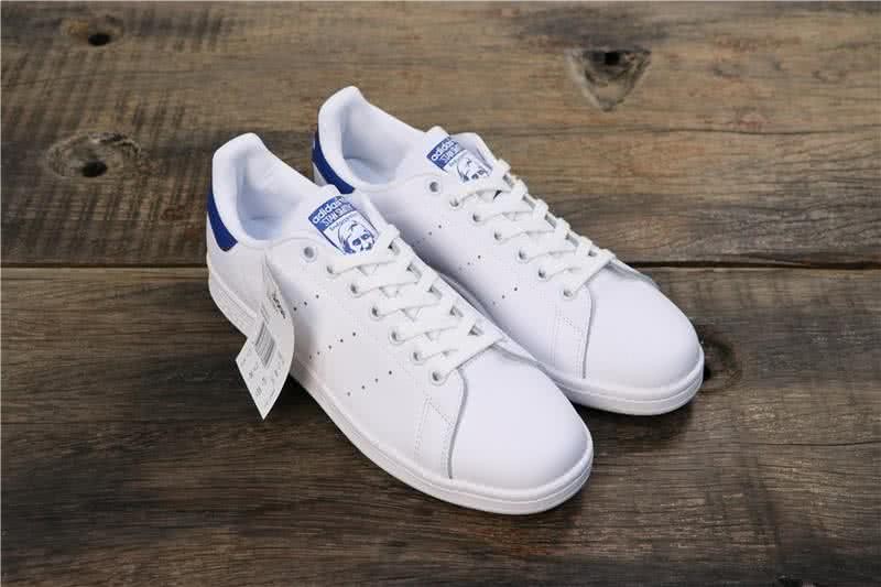 Adidas Stan Smith Men Women White Blue Shoes 1