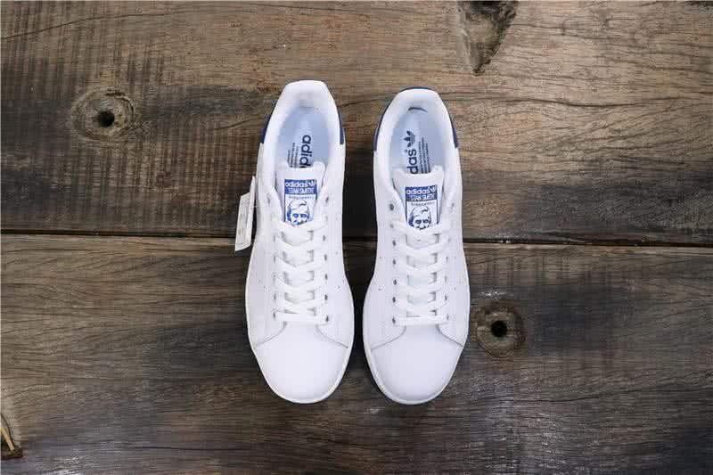 Adidas Stan Smith Men Women White Blue Shoes 8