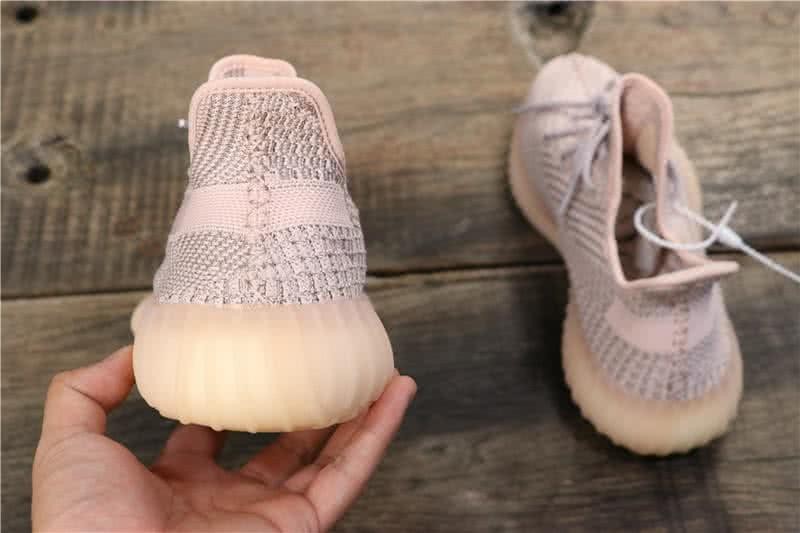Adidas adidas Yeezy Boost 350 V2  Men Women Pink Grey Shoes 4