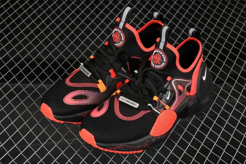 Nike Air Huarache E.D.G.E. TXT Men Black Orange Shoes 2