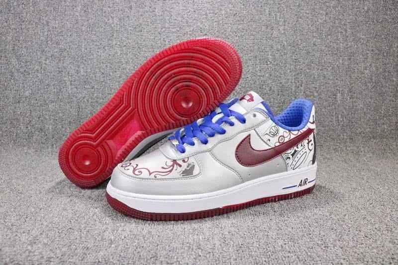 Nike Air Force 1 Premium (Lebron) Shoes Blue Men 1