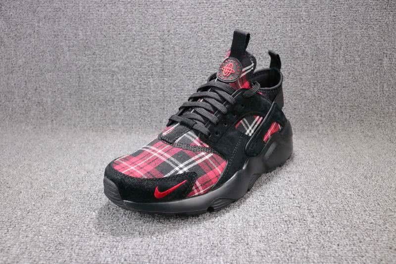 Nike Air Huarache Run Ultra Men Women Black Red Shoes 5