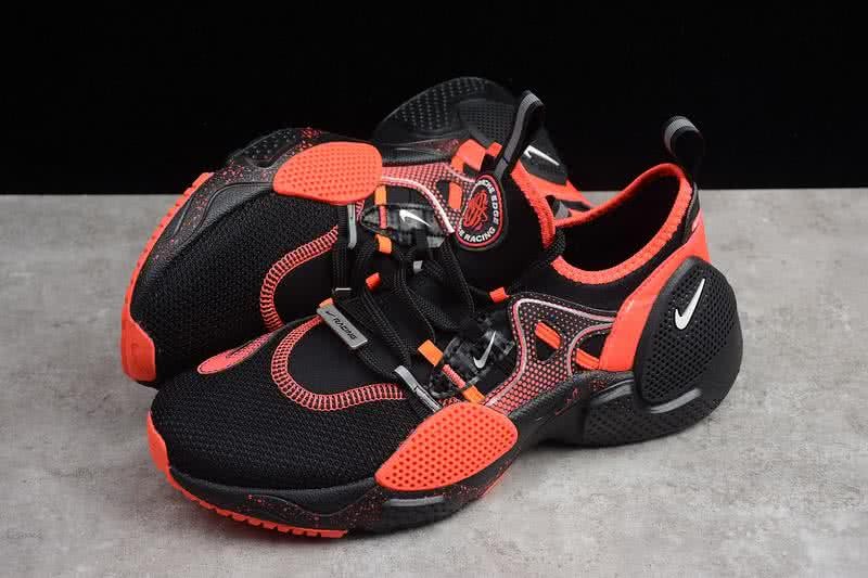 Nike Air Huarache E.D.G.E. TXT Men Black Orange Shoes 3