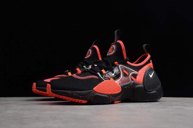 Nike Air Huarache E.D.G.E. TXT Men Black Orange Shoes 1