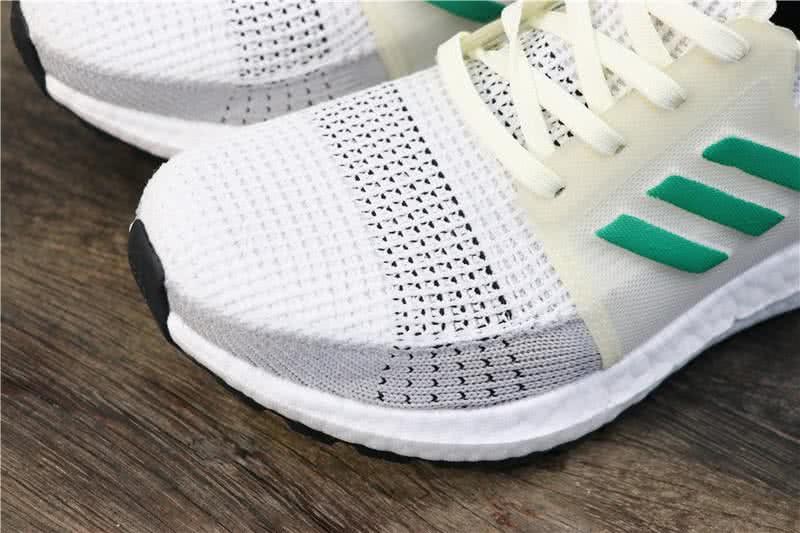 Adidas Ultra Boost 19 Men Women White Green Shoes 6