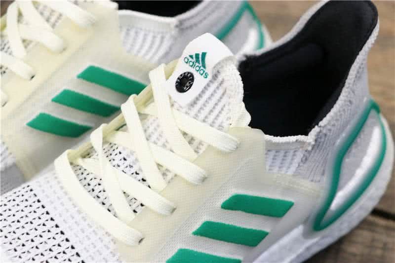 Adidas Ultra Boost 19 Men Women White Green Shoes 7