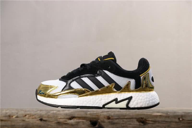 Adidas Tresc Run Women Men Black Gold White Shoes 2