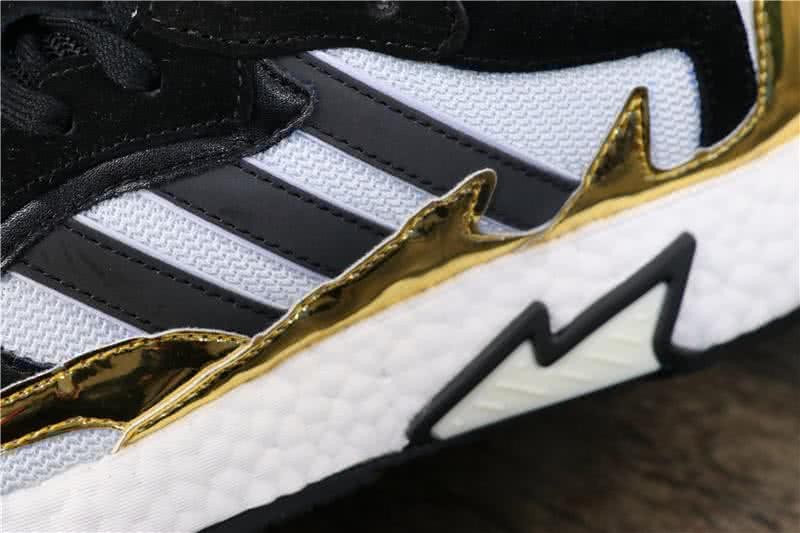 Adidas Tresc Run Women Men Black Gold White Shoes 7
