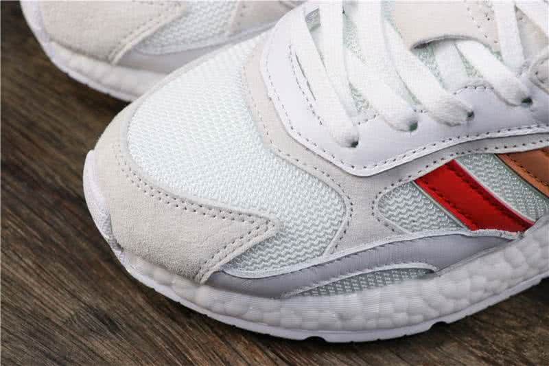 Adidas Tresc Run Women Men White Red Grey Shoes 6