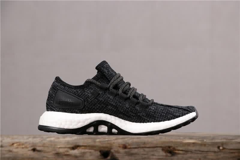 Adidas Pure Boost Men Women Black Shoes 3