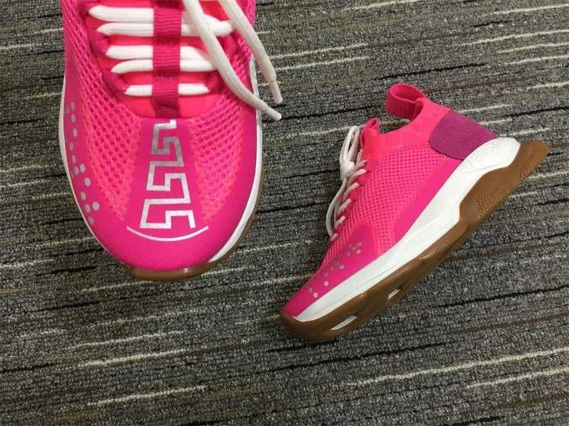 Versace Sneakers Pink White Men Women 9