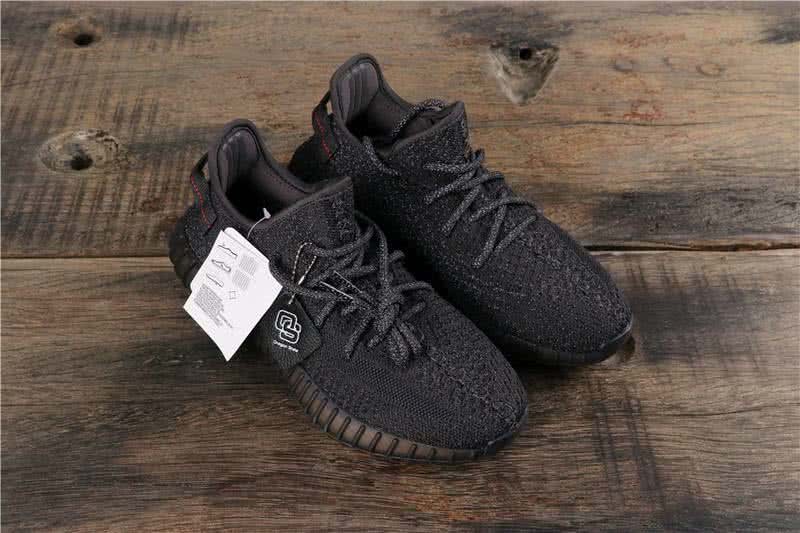 Adidas adidas Yeezy Boost 350 V2 Men Women Black Static Shoes 7