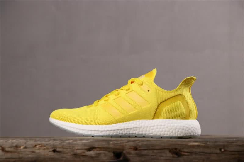 Adidas Ultra Boost 19  Men Women Yellow Shoes 2