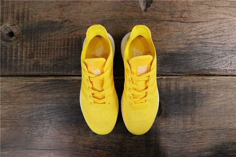 Adidas Ultra Boost 19  Men Women Yellow Shoes 8