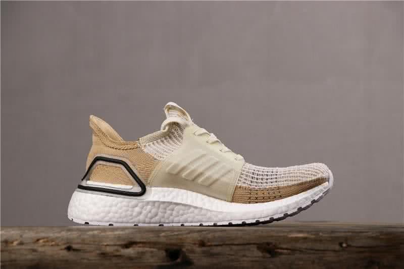 Adidas Ultra Boost 19 Women White Coffee Shoes 3