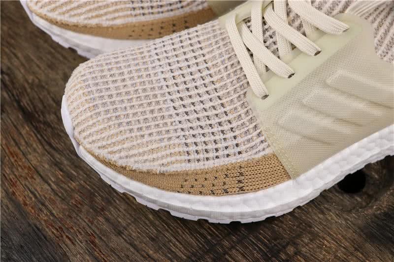Adidas Ultra Boost 19 Women White Coffee Shoes 6