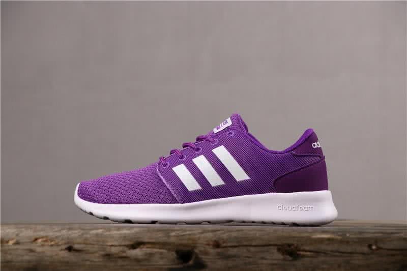 Adidas CF QT RACER M Shoes Purple Women 1