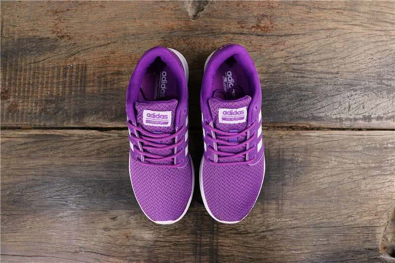 Adidas CF QT RACER M Shoes Purple Women 8