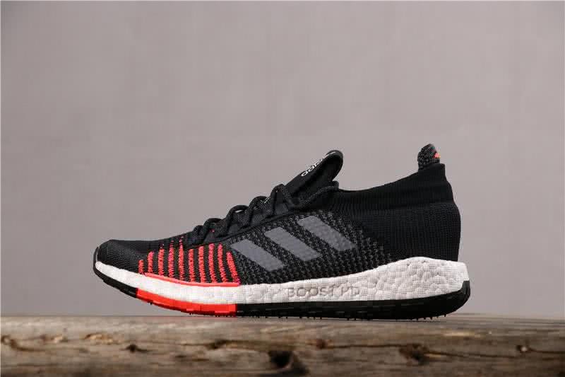 Adidas Pure Boost HD Men Black Red Shoes 2