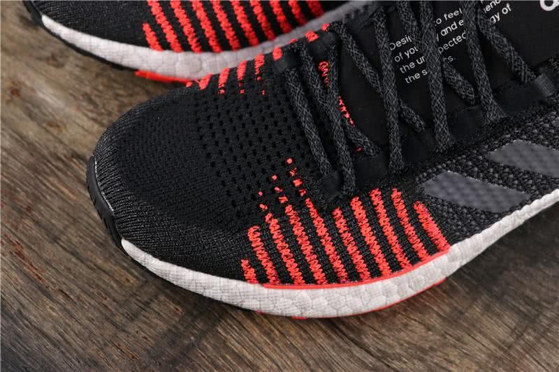 Adidas Pure Boost HD Men Black Red Shoes 6