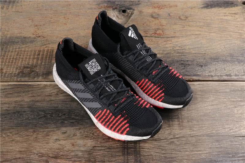 Adidas Pure Boost HD Men Black Red Shoes 1