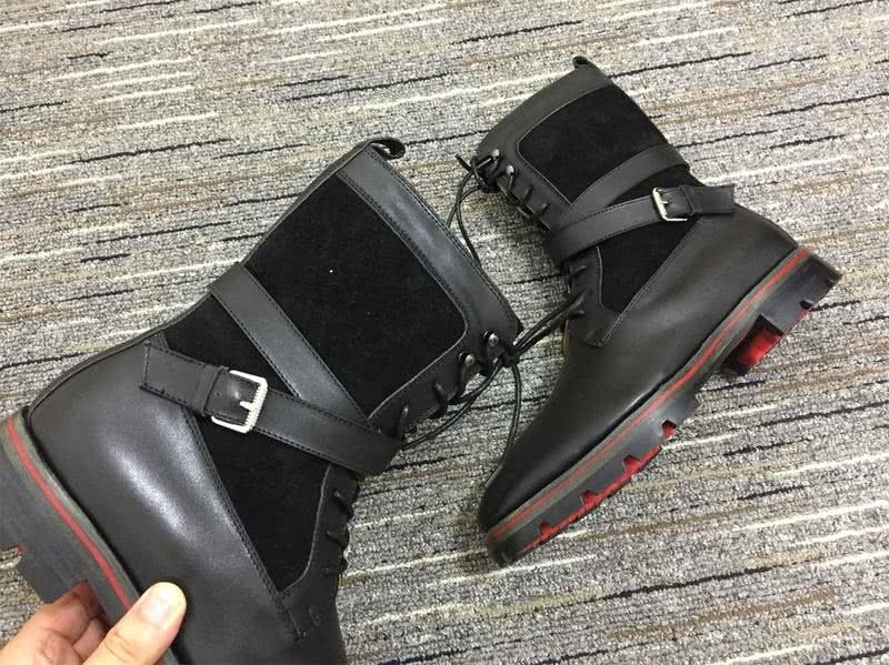 Christian Louboutin Boots Leather Black Men 6