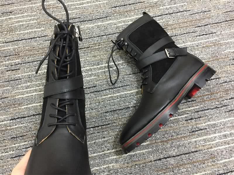 Christian Louboutin Boots Leather Black Men 7