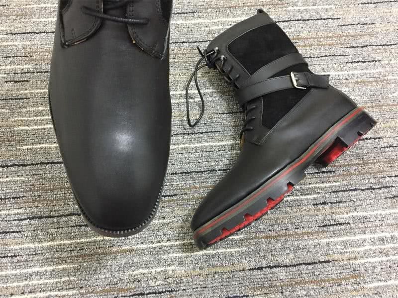 Christian Louboutin Boots Leather Black Men 8