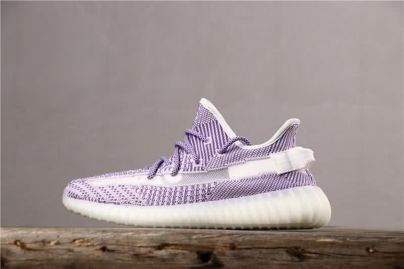 Adidas adidas Yeezy Boost 350 V2 Men Women White Purple Shoes 1