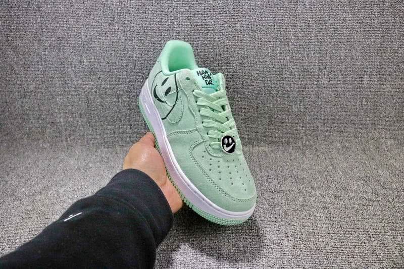 Nike Air Force1 AF1 Shoes Green Women 6