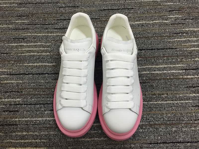 Alexander McQueen Sneakers White Pink Men Women 3